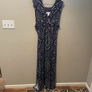 NWT Motherhood Maternity Blue Maxi Dress - Size 3x